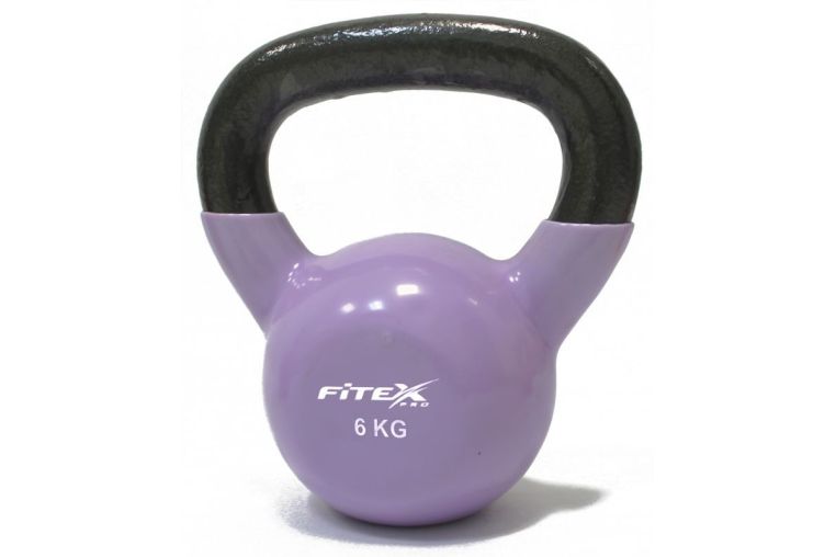 Гиря в виниловой оболочке 6 кг Fitex Pro FTX2201-6 