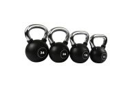 Гиря 4 кг YouSteel PU с хром. ручкой, чёрный