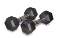 Гантель шестигранная обрезиненная Harper Gym NT162 фото 14