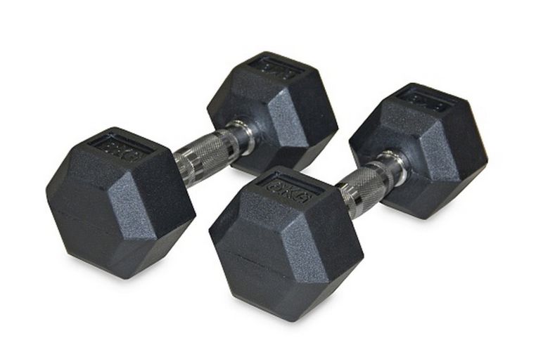 Гантель шестигранная обрезиненная Harper Gym NT162 фото 2