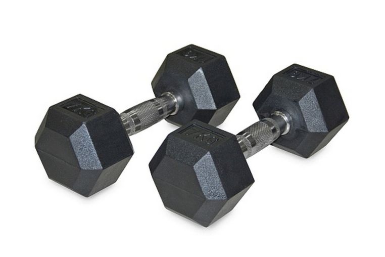 Гантель шестигранная обрезиненная Harper Gym NT162 фото 4