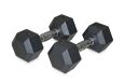 Гантель шестигранная обрезиненная Harper Gym NT162 фото 6