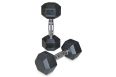 Гантель шестигранная обрезиненная Harper Gym NT162 фото 7