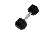 Гантель Perform Better Rubber Encased Hex Dumbbells 17,5 кг PB\0543-17.5\BK-00-00