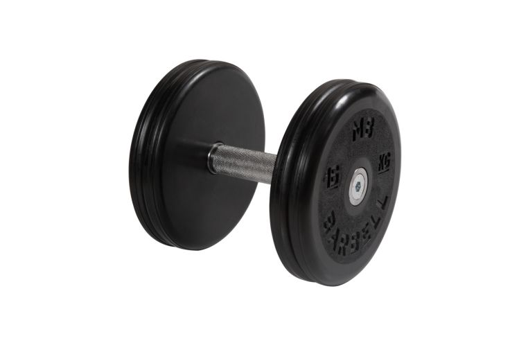 Гантель классик с вращающейся ручкой хром 16 кг MB Barbell MB-FdbEM-B16 