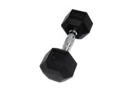 Гантель Perform Better Rubber Encased Hex Dumbbells 20 кг PB\0543-20\BK-00-00