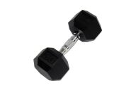 Гантель Perform Better Rubber Encased Hex Dumbbells 30 кг PB\0543-30\BK-00-00