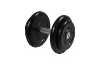 Гантель неразборная, с невращ. хром. ручкой, 16 кг MB Barbell MB-FdbM-BN16