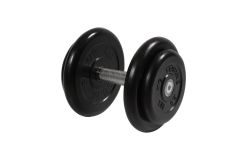 Гантель неразборная, с невращ. хром. ручкой, 16 кг MB Barbell MB-FdbM-BN16