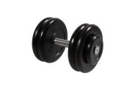 Гантель неразборная, с невращ. хром. ручкой, 23,5 кг MB Barbell MB-FdbM-BN23,5