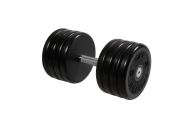 Гантель классик MB Barbell с вращающейся ручкой 49 кг MB-FdbEM-B49