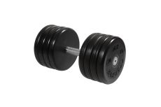 Гантель классик MB Barbell с вращающейся ручкой 50 кг MB-FdbEM-B50