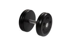 Гантель классик с вращающейся ручкой хром 20 кг MB Barbell MB-FdbEM-B20