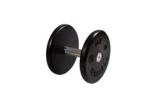 Гантель неразборная, классик, с невращ. хром. ручкой, 9 кг MB Barbell MB-FdbEM-BN9