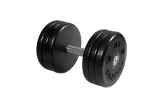 Гантель неразборная, классик, с невращ. хром. ручкой, 30 кг MB Barbell MB-FdbEM-BN30