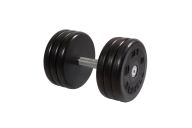Гантель неразборная, классик, с невращ. хром. ручкой, 33 кг MB Barbell MB-FdbEM-BN33