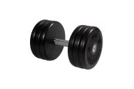 Гантель неразборная, классик, с невращ. хром. ручкой, 34 кг MB Barbell MB-FdbEM-BN34