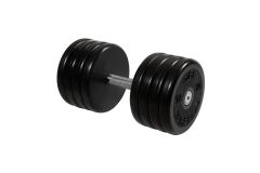 Гантель неразборная, классик, с невращ. хром. ручкой, 49 кг MB Barbell MB-FdbEM-BN49