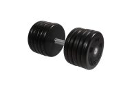 Гантель неразборная, классик, с невращ. хром. ручкой, 52 кг MB Barbell MB-FdbEM-BN52