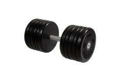 Гантель неразборная, классик, с невращ. хром. ручкой, 57 кг MB Barbell MB-FdbEM-BN57