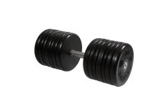 Гантель неразборная, классик, с невращ. хром. ручкой, 58 кг MB Barbell MB-FdbEM-BN58