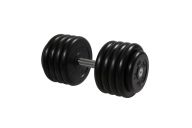 Гантель неразборная, с невращ. хром. ручкой, 46 кг MB Barbell MB-FdbM-BN46