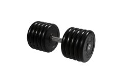 Гантель неразборная, с невращ. хром. ручкой, 51 кг MB Barbell MB-FdbM-BN51
