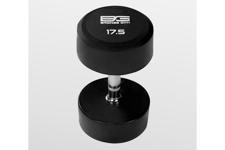 Гантель обрезиненная 17,5 кг Bronze Gym BG-PA-DB-R175 фото 2