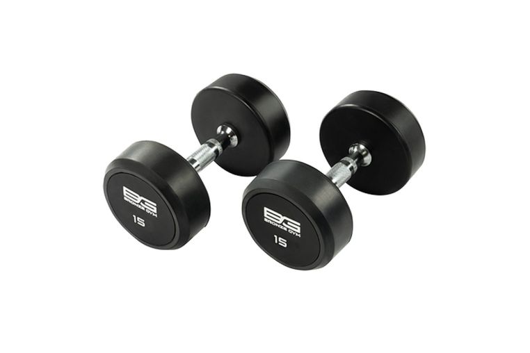 Гантель обрезиненная 15 кг Bronze Gym BG-PA-DB-R150 