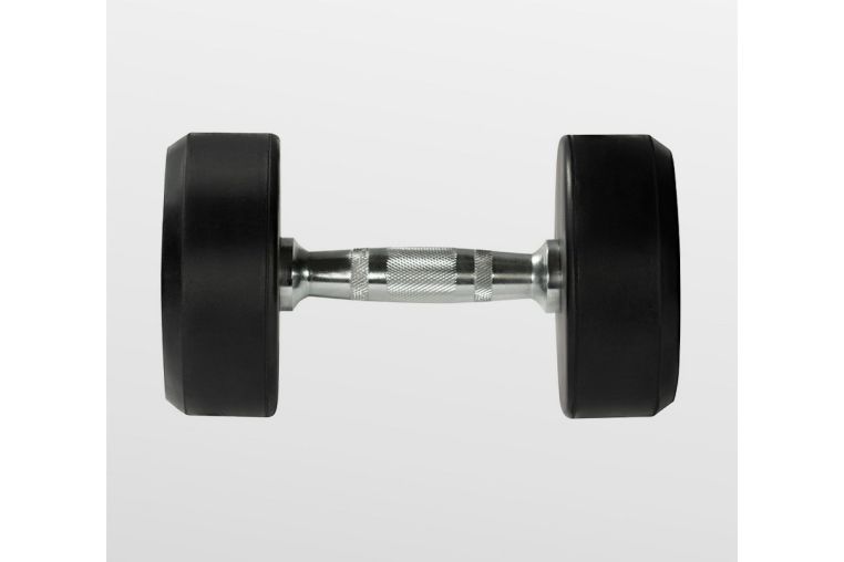 Гантель обрезиненная 12,5 кг Bronze Gym BG-PA-DB-R125 фото 3