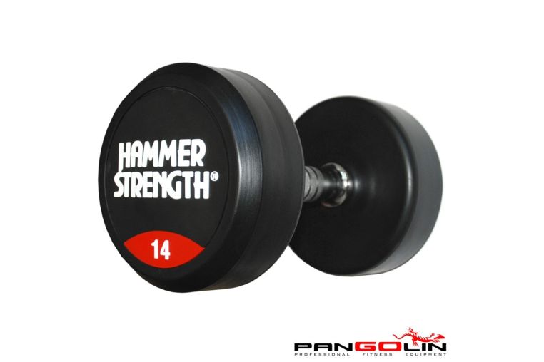 Гантель круглая, обрезиненная, номинал веса - 30 кг Hammer DB145А фото 2