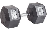 Гантель гексагональная обрезиненная ZSO 45 кг