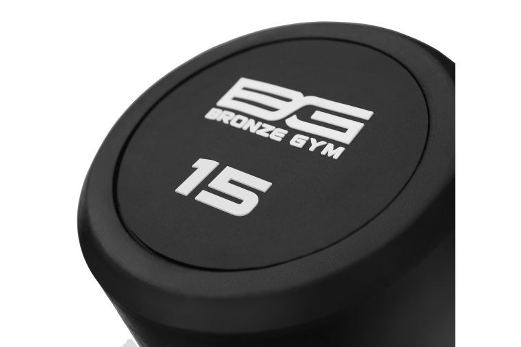 Штанга обрезиненная прямая 15 кг Bronze Gym BG-PA-BB-S15 фото 3