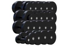 Гантельный ряд 2,5-50 кг ARMS 20 пар (шаг 2,5 кг) VSA2,5-50