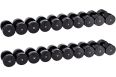 Гантельный ряд Profi-Fit Power 27,5 кг - 50 кг (10 пар), шаг 2,5 кг фото 1
