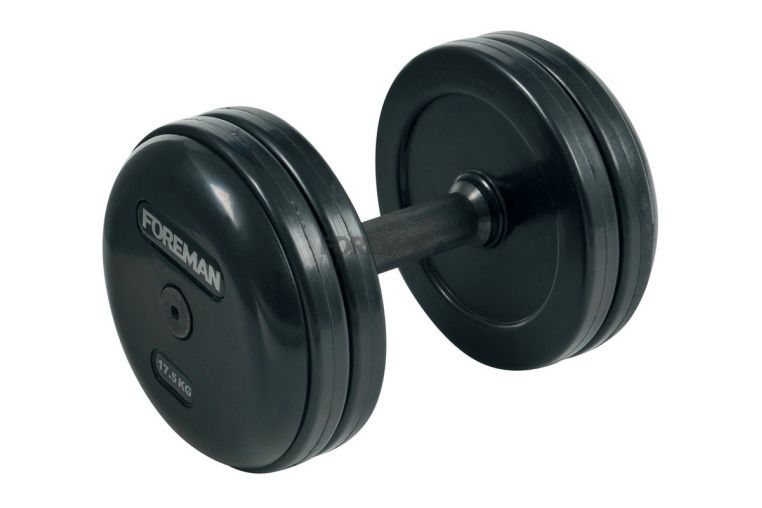 Фиксированные обрезиненные гантели в сборе Foreman FP/RUB-EPR/12.5 