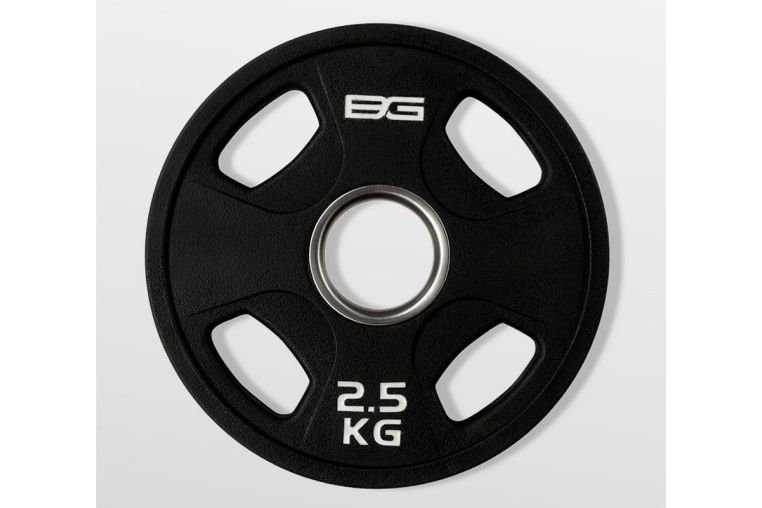 Диск олимпийский обрезиненный 2,5 кг Bronze Gym BG-PA-PL-P025 черный фото 1