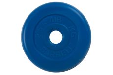Диск обрезиненный d31мм MB Barbell MB-PltC31-2,5 2,5 кг синий
