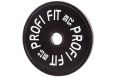 Диск для штанги Profi-Fit каучуковый, черный, d-51 2кг фото 3