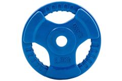 Диск обрезиненный ZSO цветной 3 Handle D-26 2,5кг