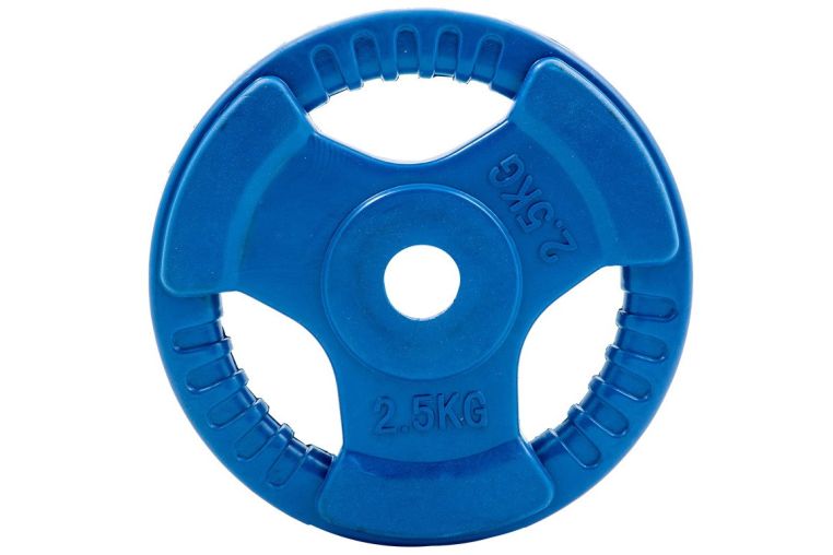 Диск обрезиненный ZSO цветной 3 Handle D-26 2,5кг 