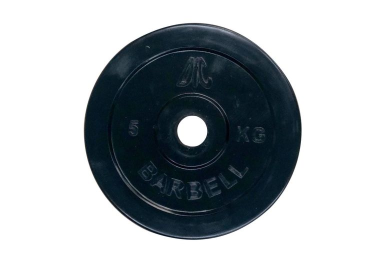 Диск обрезиненный d31мм DFC WP021-31-5 5кг, чёрный 
