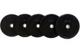 Диск для штанги Profi-Fit каучуковый, черный, d-51 5кг фото 3