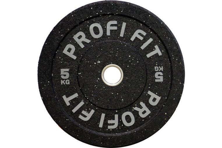 Диск для штанги Profi-Fit Hi-Temp с цветными вкраплениями, d-51 5кг 