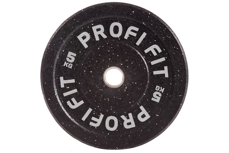 Диск для штанги Profi-Fit Hi-Temp с цветными вкраплениями, d-51 5кг фото 3