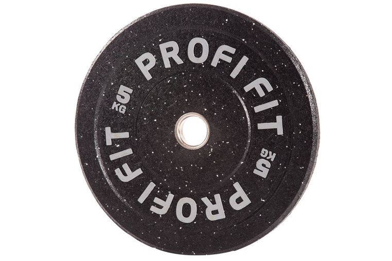 Диск для штанги Profi-Fit Hi-Temp с цветными вкраплениями, d-51 5кг фото 4