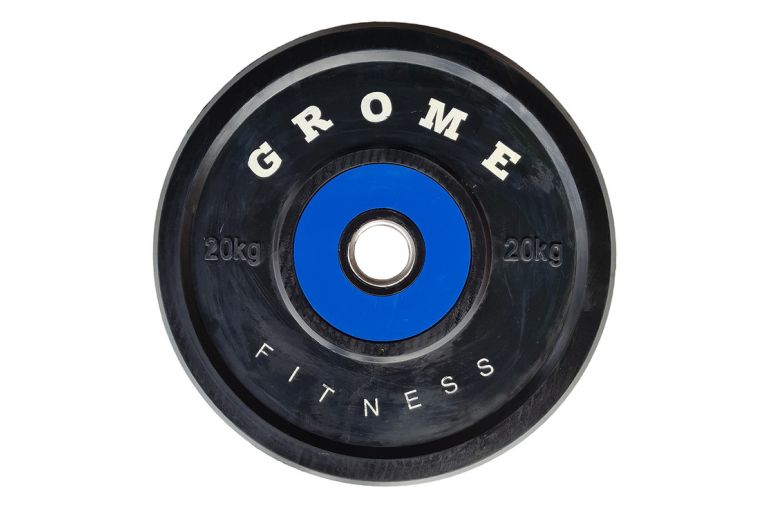 Диск обрезиненный Grome Fitness WP-080 20кг 