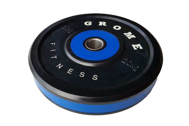 Диск обрезиненный Grome Fitness WP-080 20кг фото 1