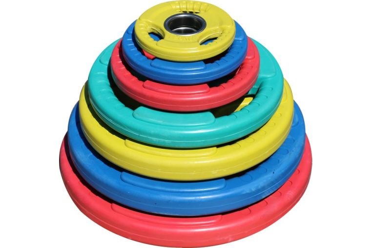 Диск обрезиненный ZSO цветной 3 Handle D-51 1,25кг фото 3