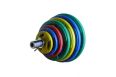 Диск обрезиненный ZSO цветной 3 Handle D-51, 15кг фото 1